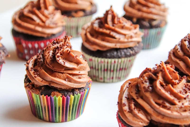 Cupcakes with frosting